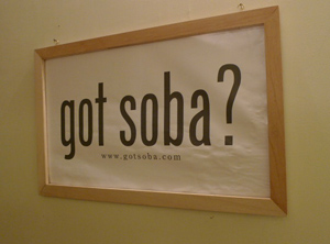  got soba?